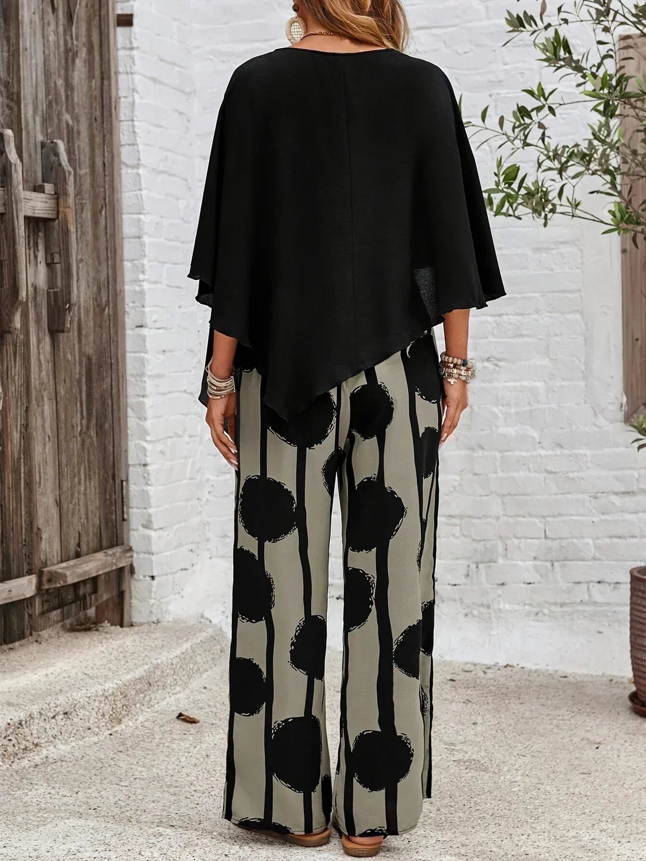 LILO | Comfortable Elastic Waist Two-Piece Set