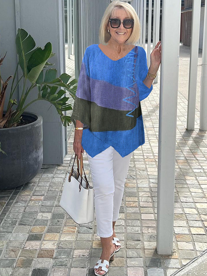 Tahlira - Long Sleeve Casual Loose Top